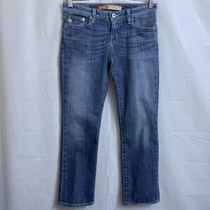 Big Star Rikki Low Rise Fit Straight Jeans Women's Size 27 Blue 26" Inseam